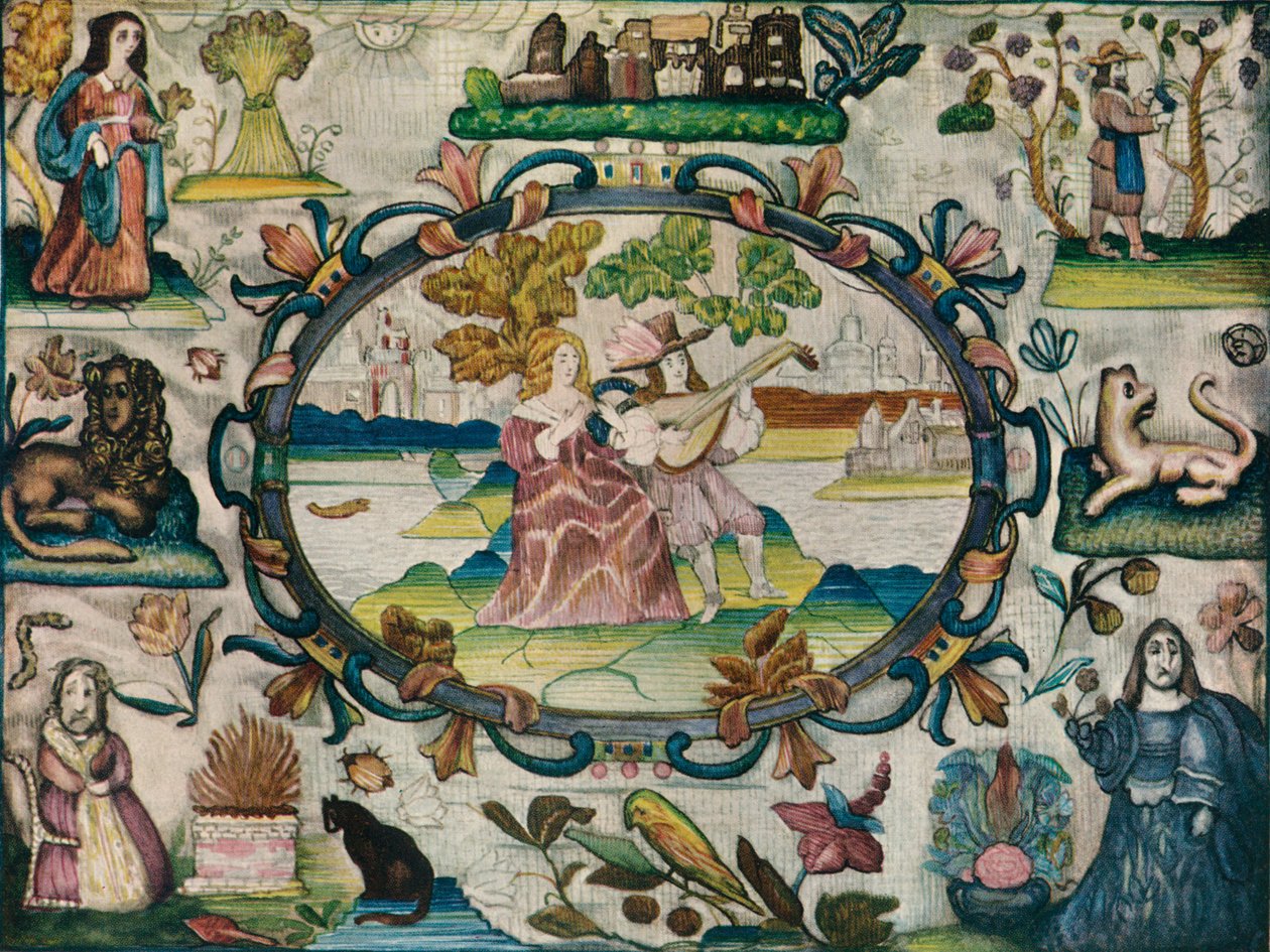 Kantotyökuva, Jaakobin aika, c1615 tekijältä Unbekannt