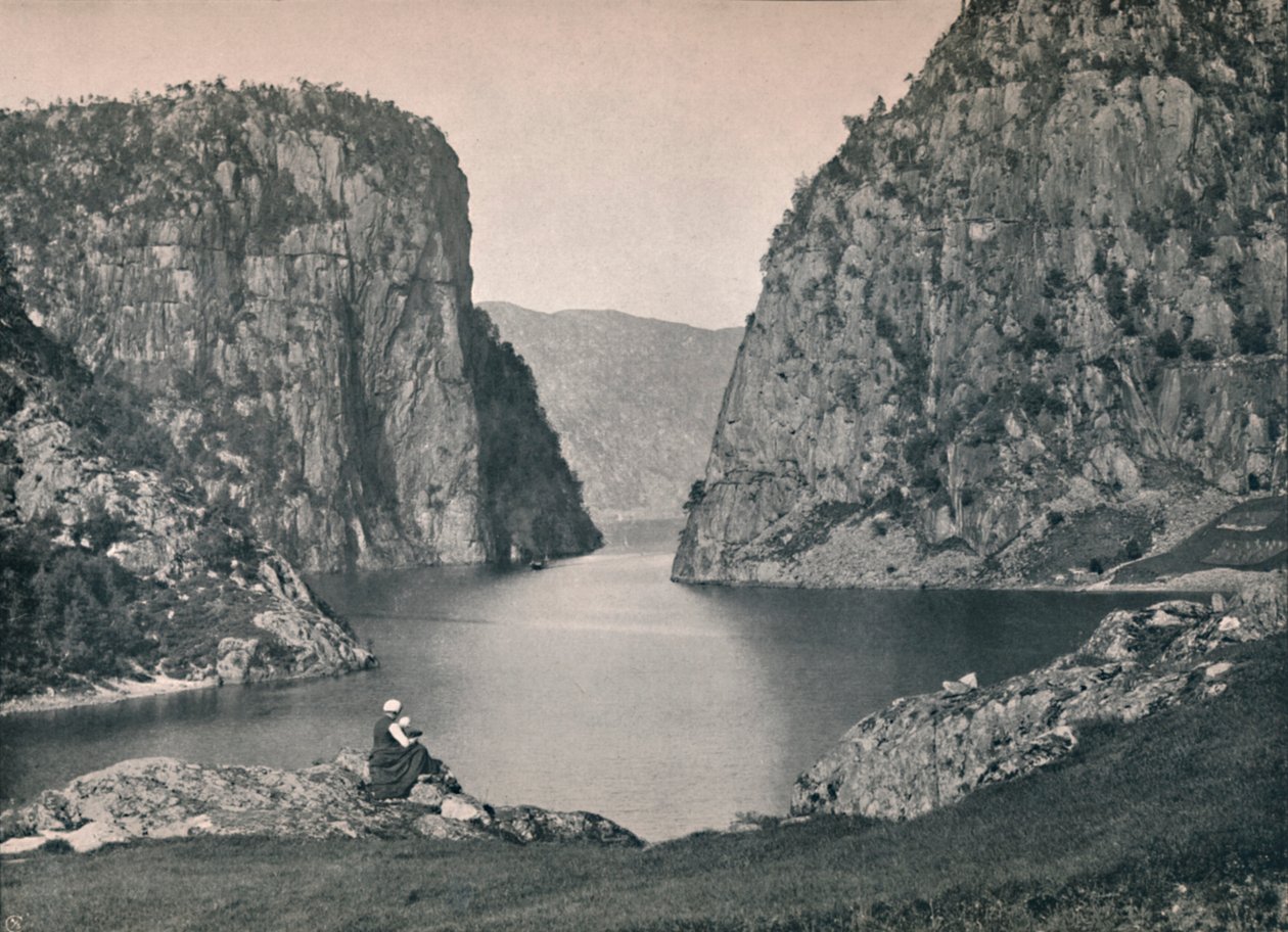 Suldalin portti, 1914. tekijältä Unbekannt