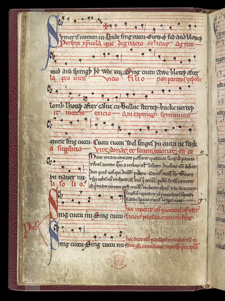 Sumer Is Icumen In, c. 1260-1270 tekijältä Unbekannt