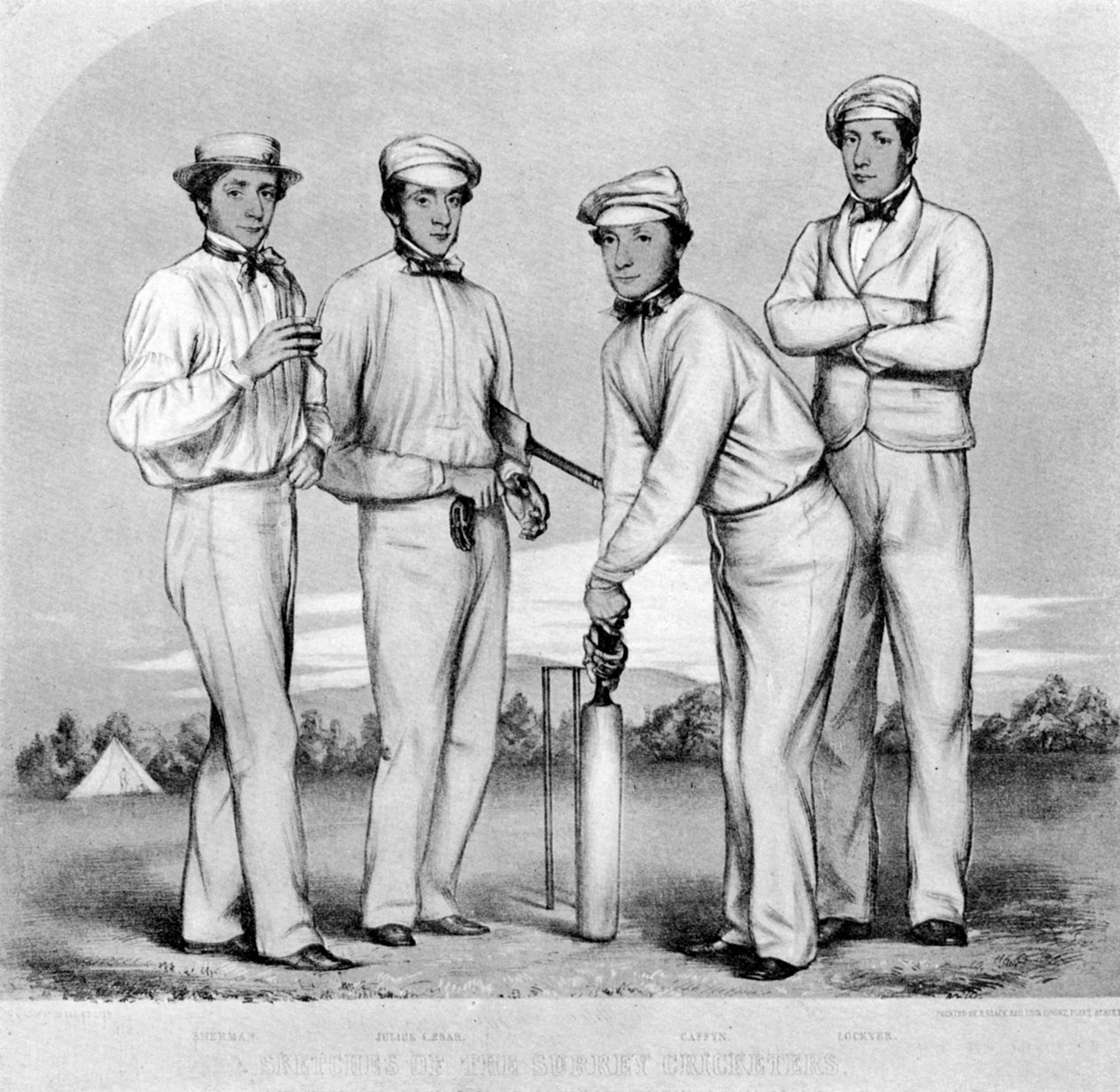 Surrey Cricketers, 1852 1912 tekijältä Unbekannt