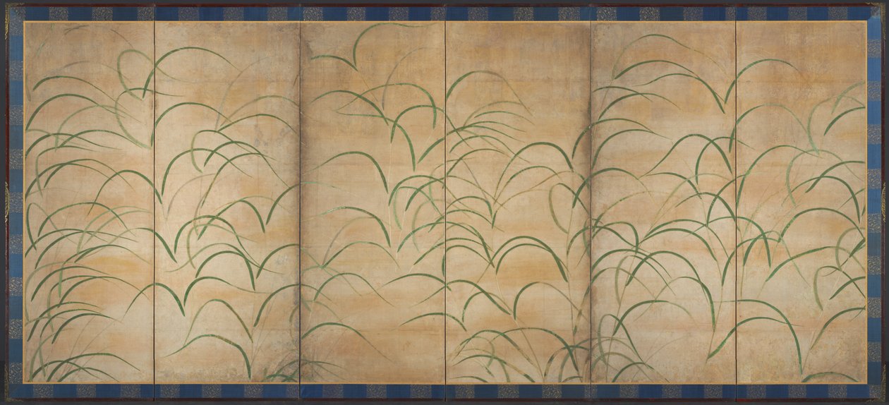 Japanilainen pampasruoho G ras, n. 1525. tekijältä Unbekannt