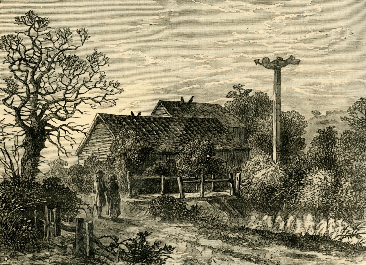 Sydenham Wells vuonna 1750, n. 1878. tekijältä Unbekannt