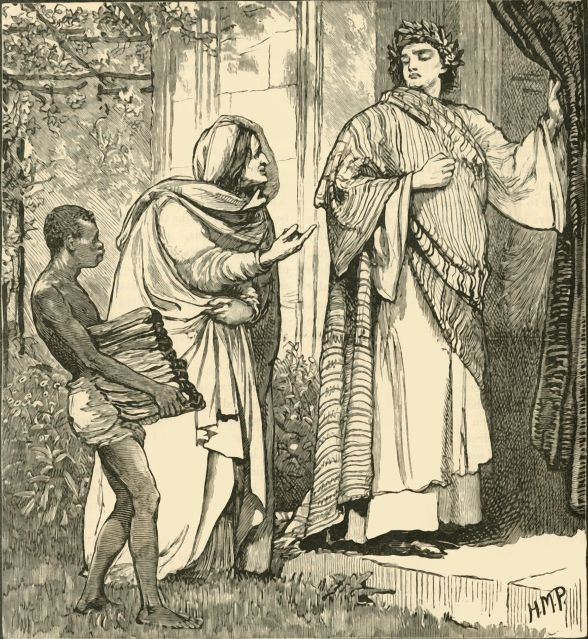 Tarquinius ja Sibylla, 1890. tekijältä Unbekannt