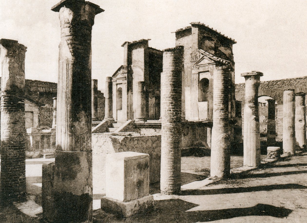 Isisin temppeli, Pompei, Italia, 1900-luku tekijältä Unbekannt