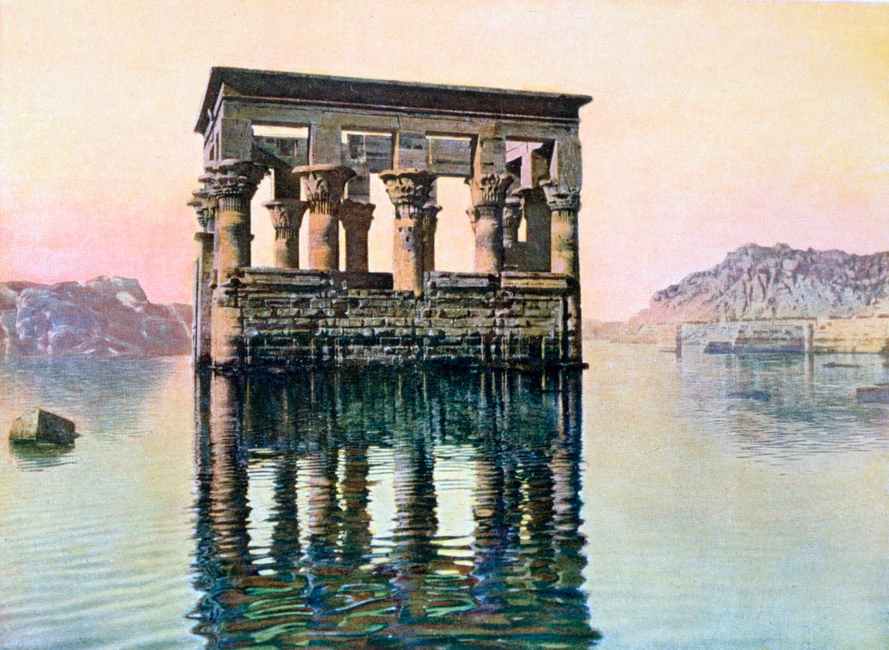 Trajanuksen temppelikioski, Philae, Egypti, 1900-luku tekijältä Unbekannt