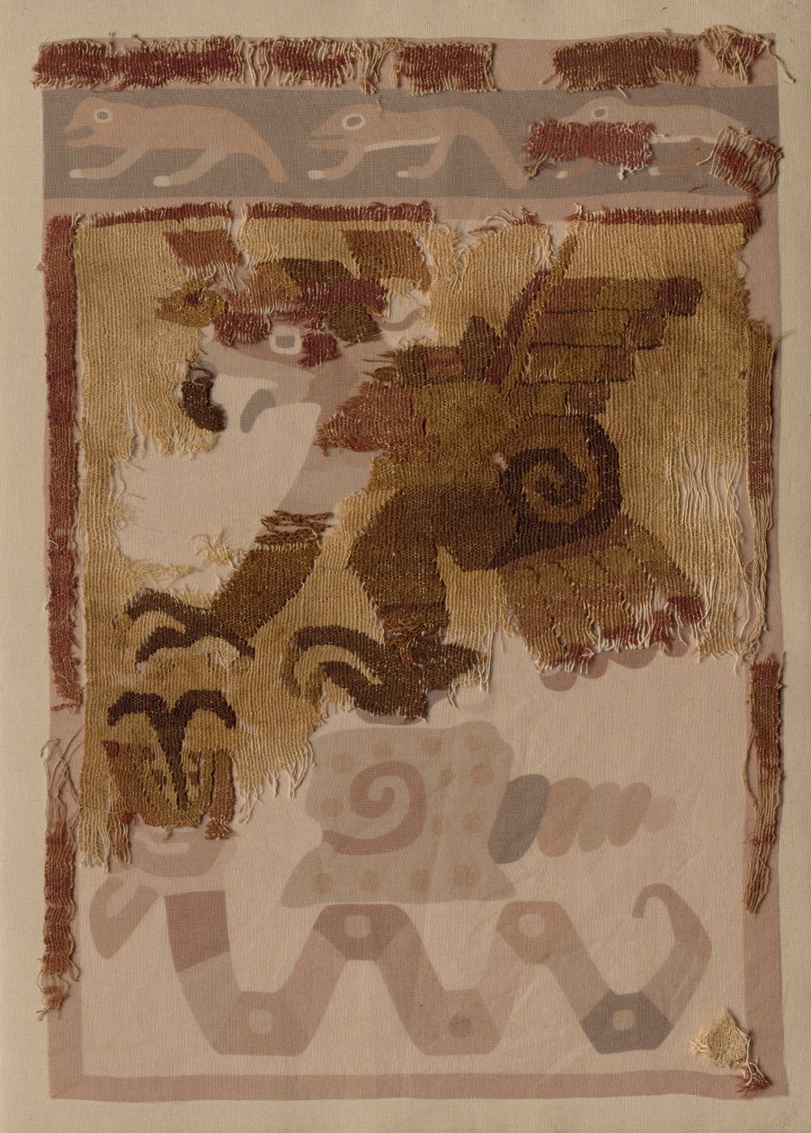 Tekstiilifragmentti, n. 50-650. tekijältä Unbekannt