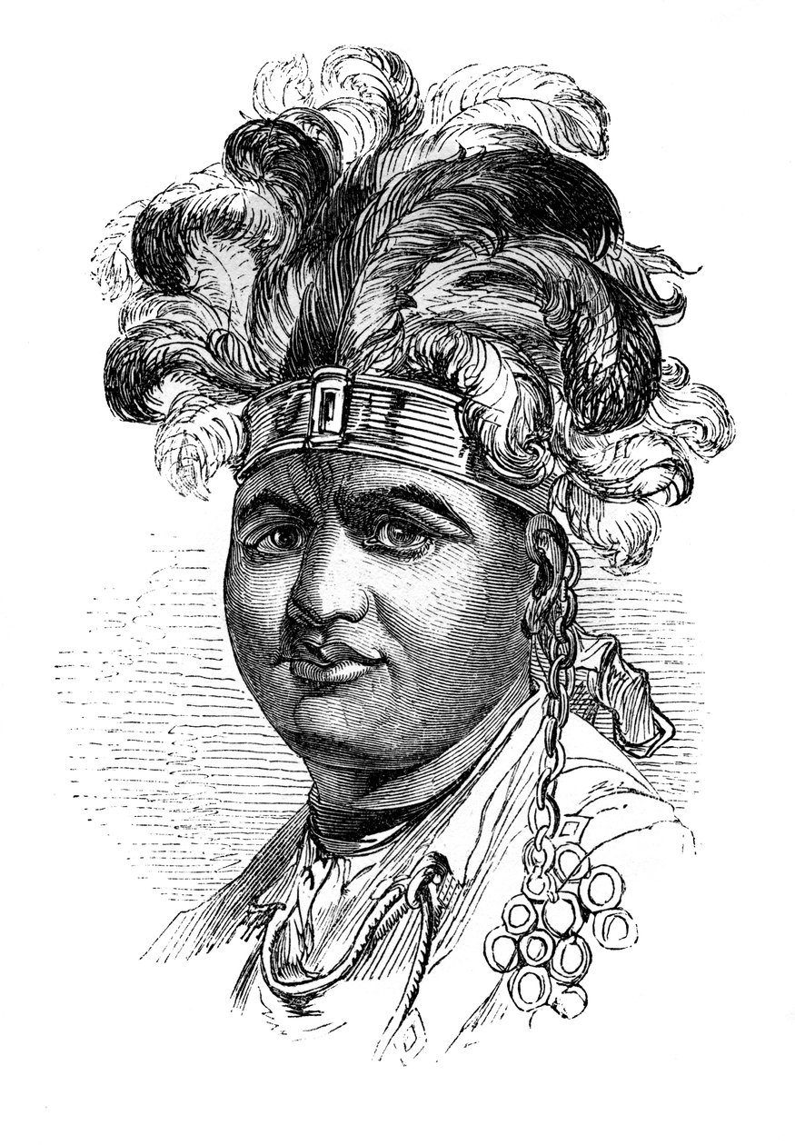Thayendanegea, mohawkin päällikkö, 1848 tekijältä Unbekannt