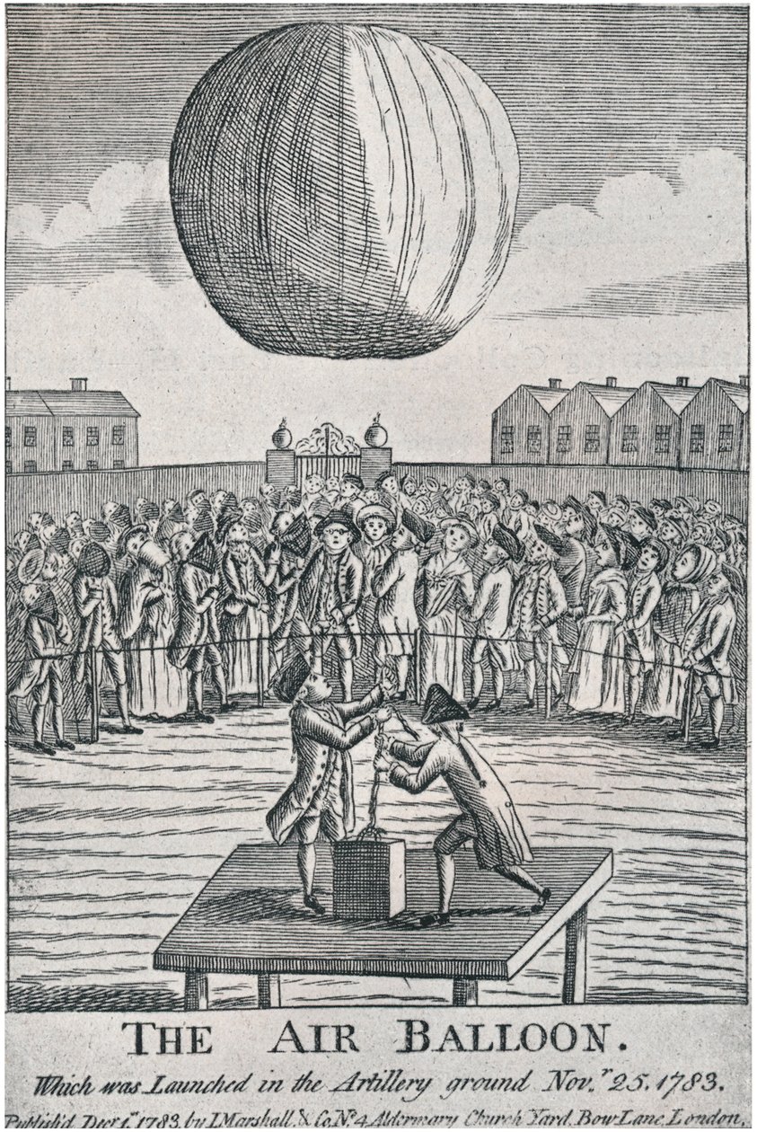 Ilmapallo, 1783, 1920. tekijältä Unbekannt