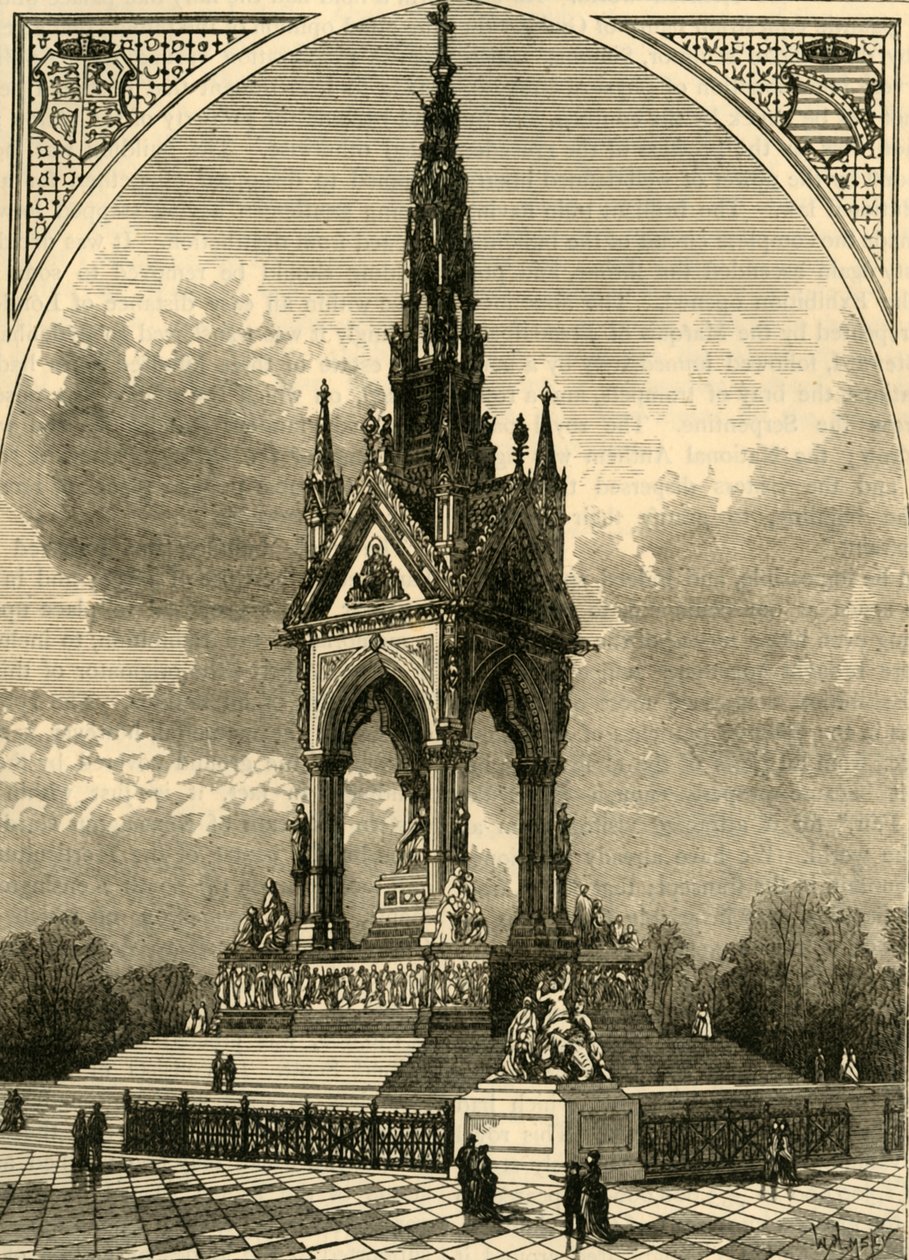 Albert Memorial, c1876. tekijältä Unbekannt