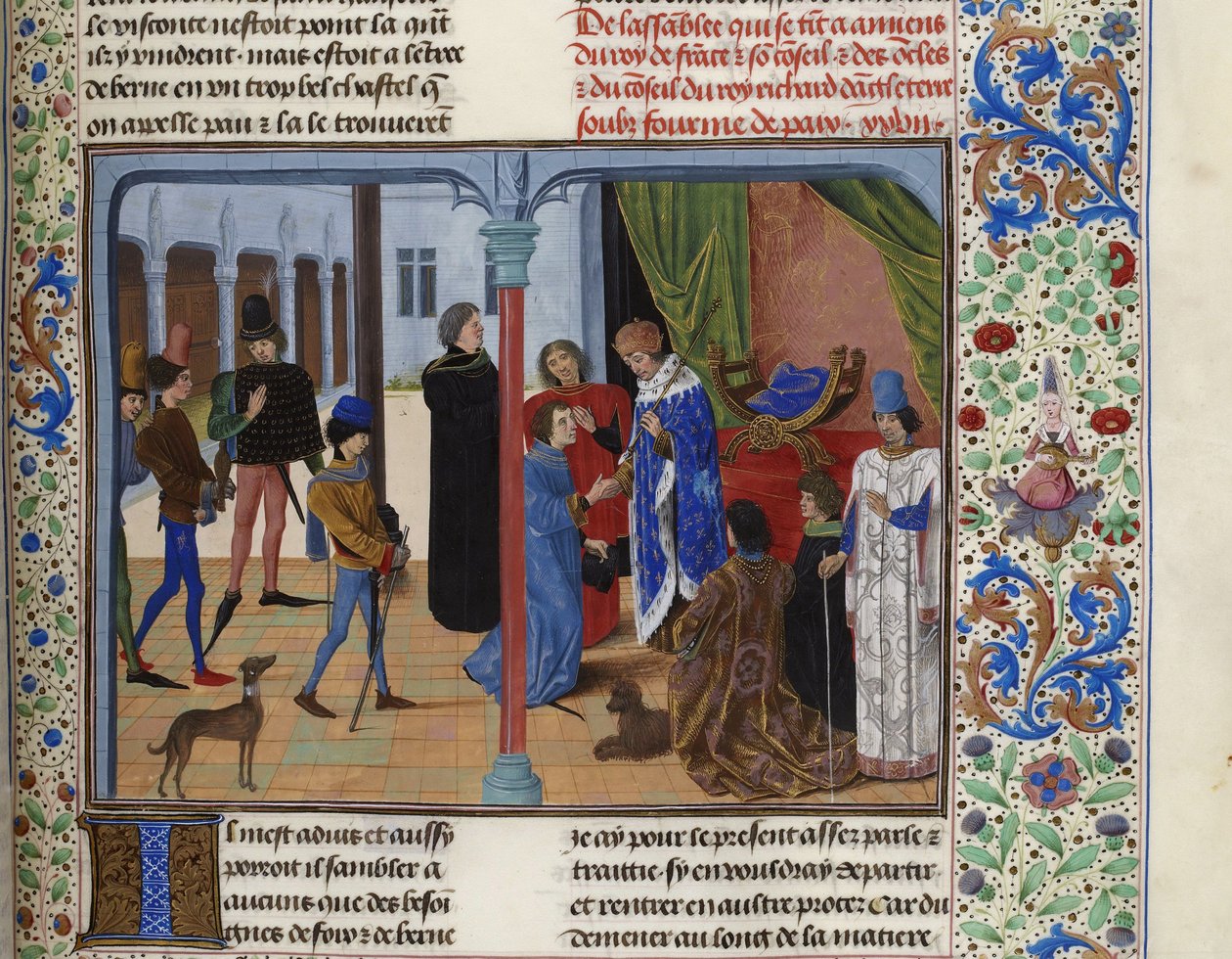 The Amiens Negotiations, 1392, noin 1470-1475. tekijältä Unbekannt