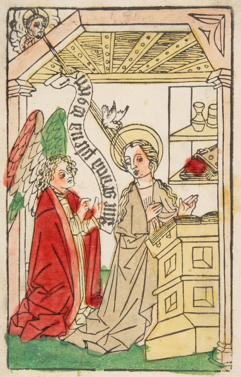 Ilmoitus, n. 1460-70. tekijältä Unbekannt