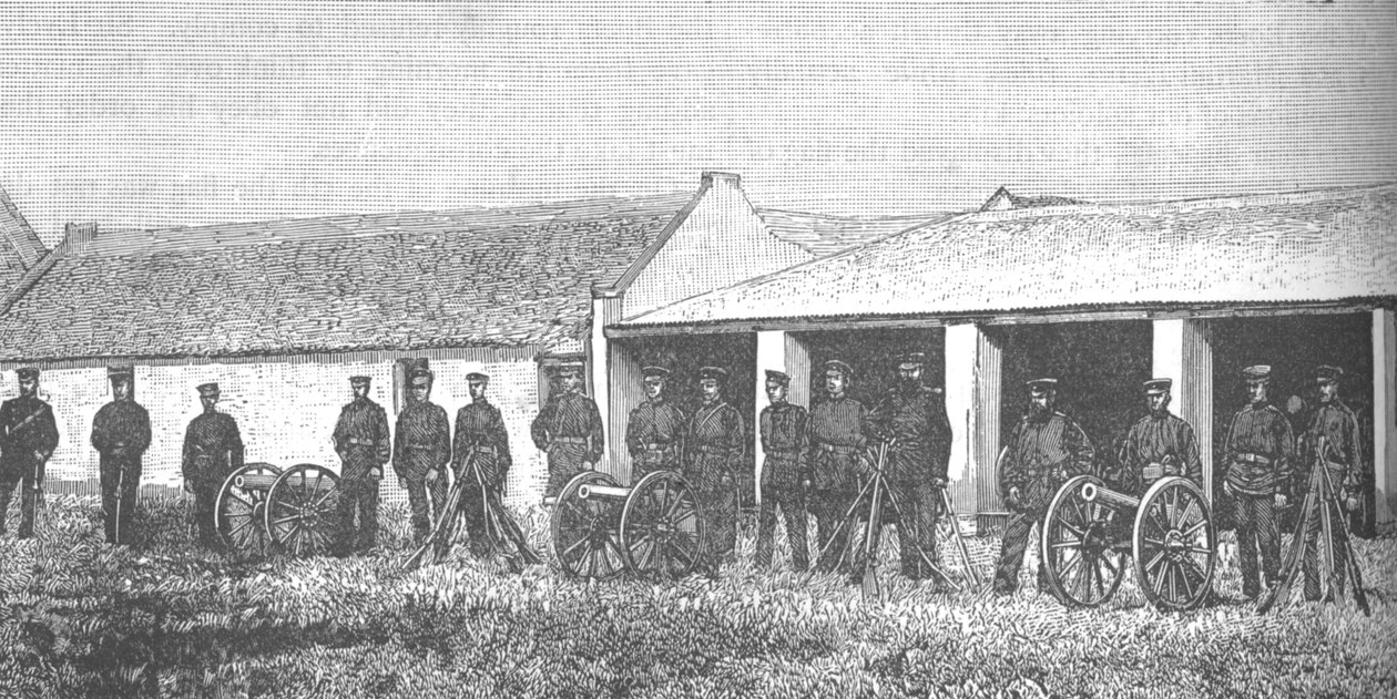 Etelä-Afrikan tasavallan tykistö, 1880-luku tekijältä Unbekannt