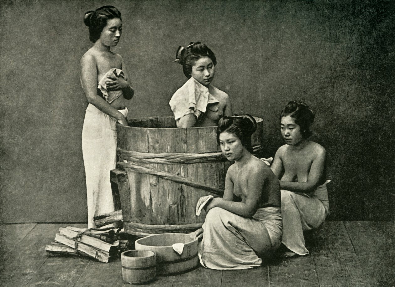 "The Bath House", 1891. tekijältä Unbekannt