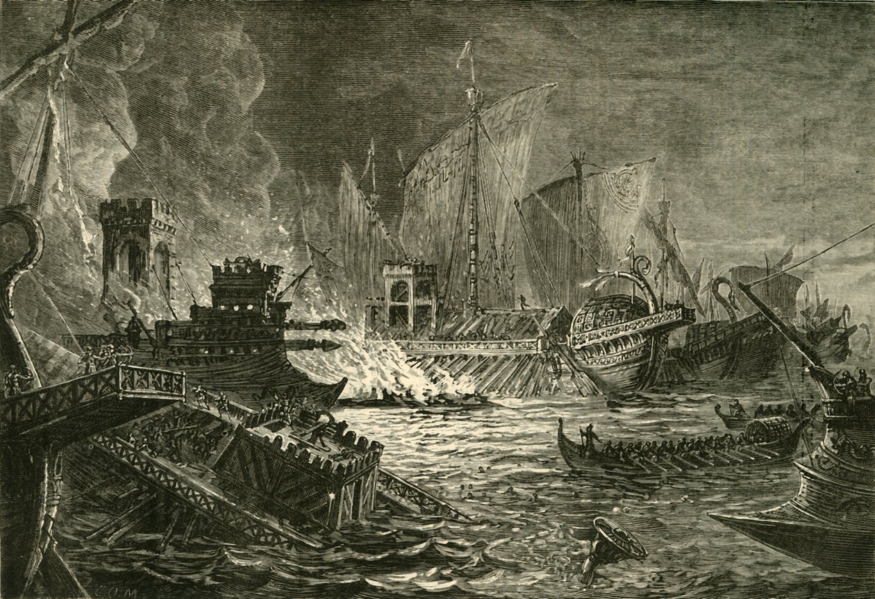 Actiumin taistelu, 1890. tekijältä Unbekannt