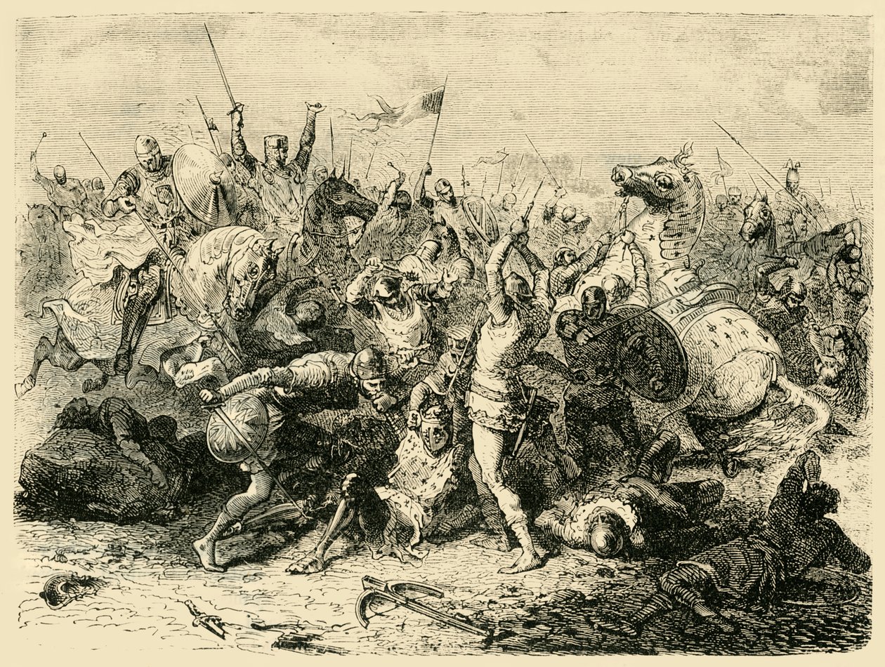 Bouvinesin taistelu, 1214, 1890. tekijältä Unbekannt