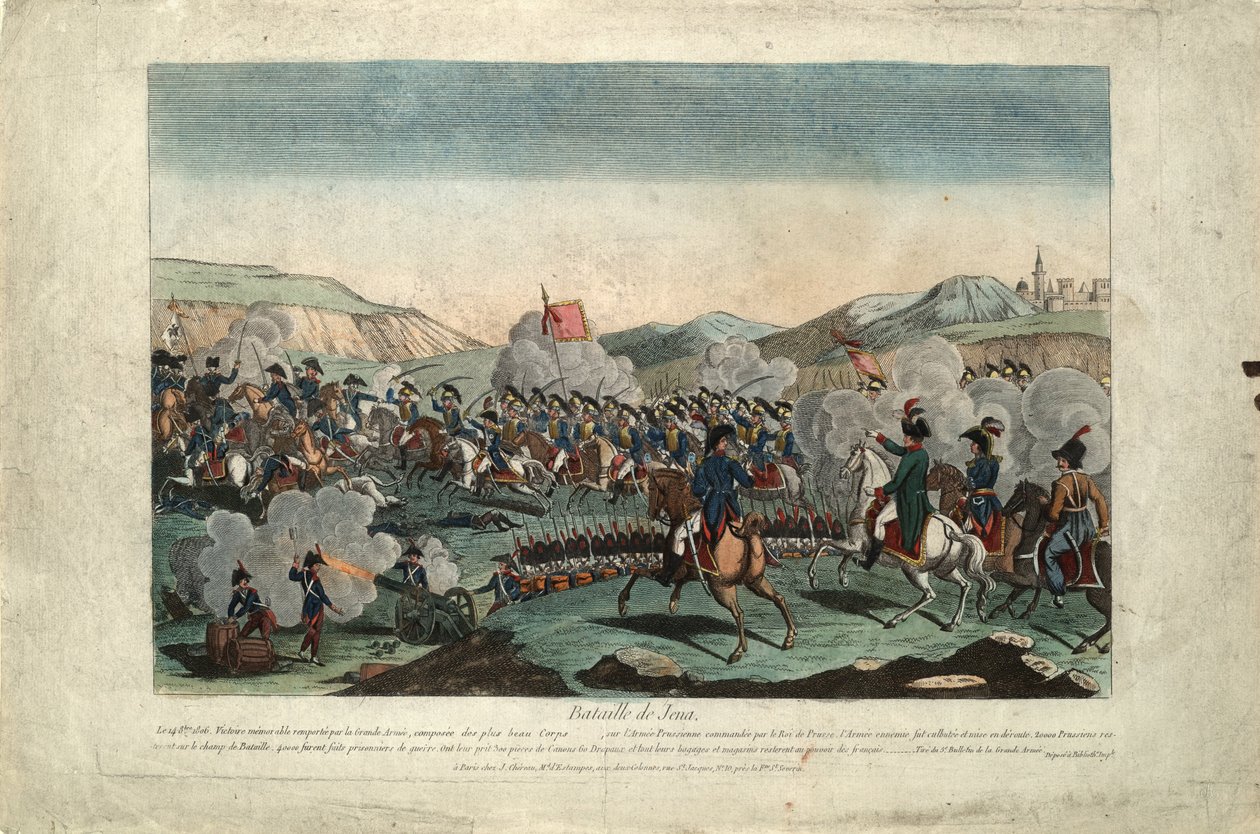 Jenan taistelu, noin 1806 tekijältä Unbekannt