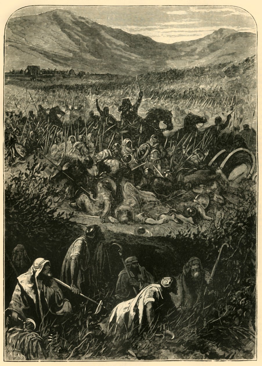 Michmashin taistelu, 1890. tekijältä Unbekannt