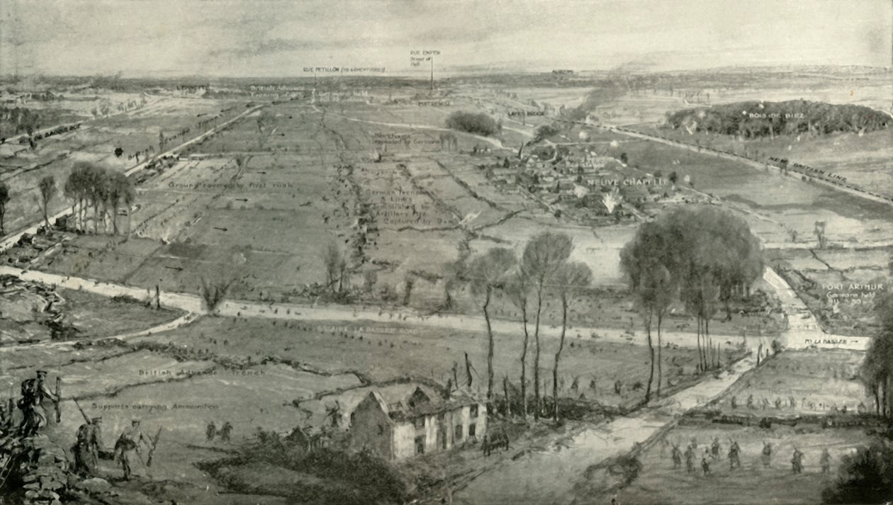 Neuve Chapellen taistelu, 1919. tekijältä Unbekannt