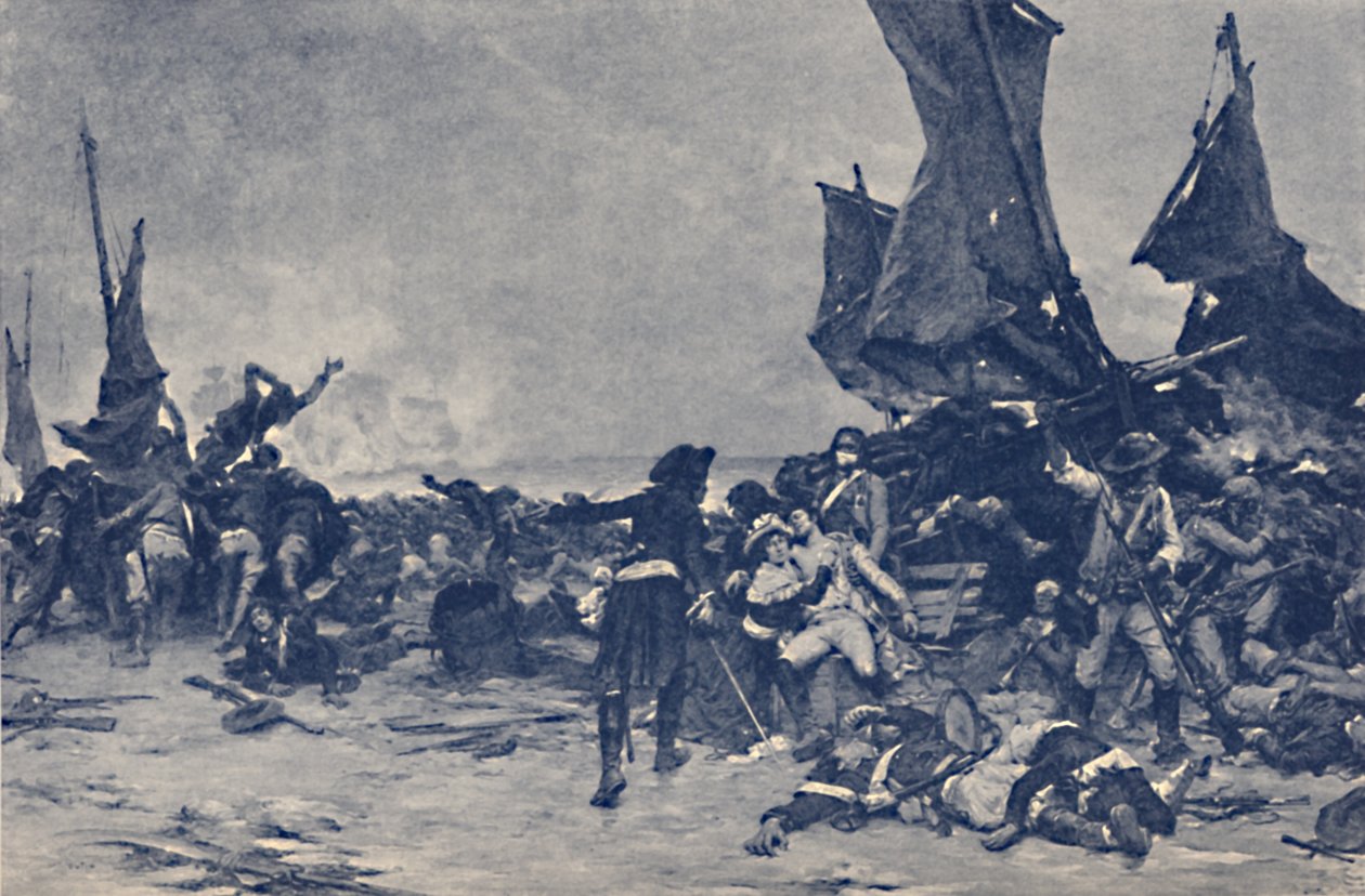 Quiberonin taistelu, 1795, 1896 tekijältä Unbekannt