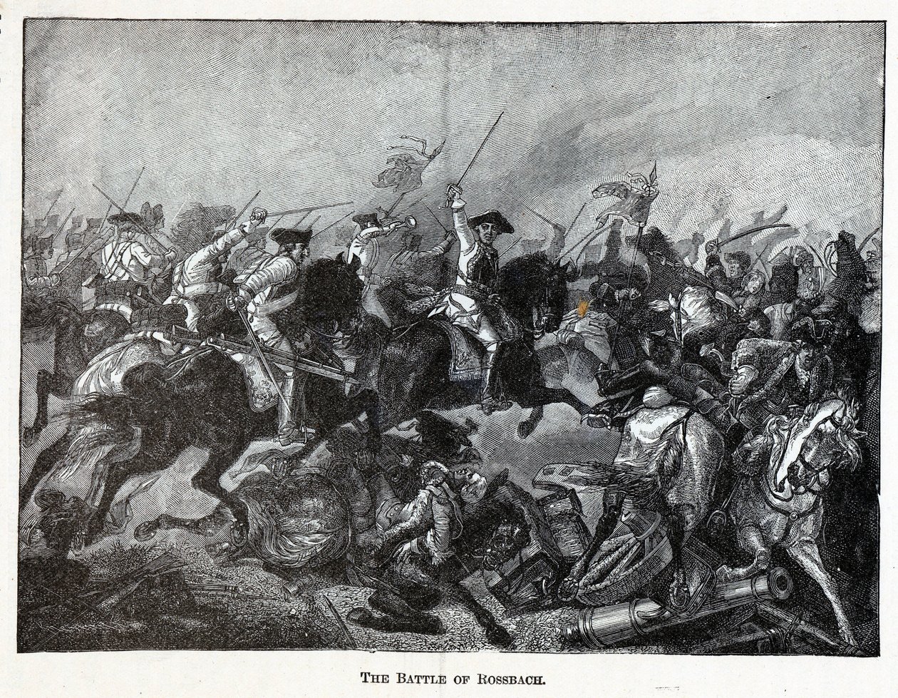 Rossbachin taistelu, 1882 tekijältä Unbekannt