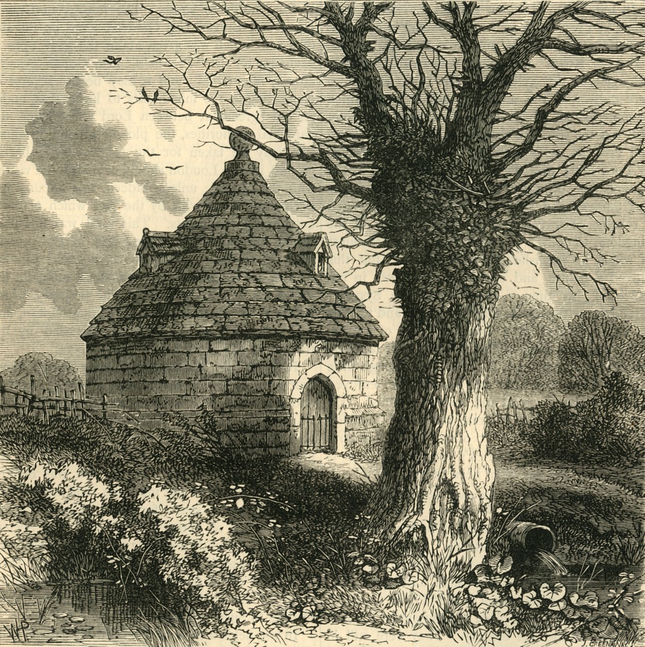 Bayswater Conduit vuonna 1798, n. 1876. tekijältä Unbekannt