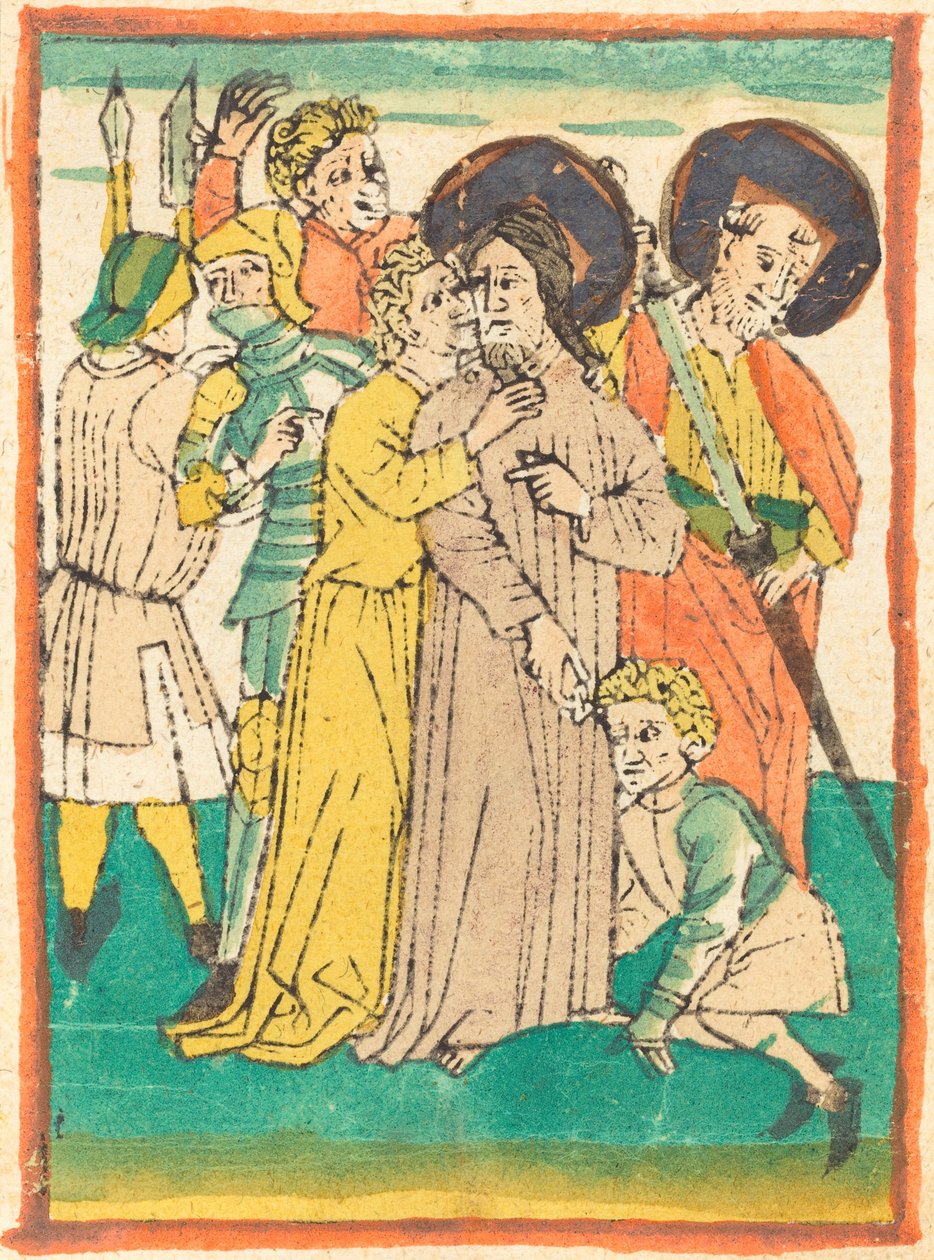 Kristuksen pettäminen, n. 14601465. tekijältä Unbekannt