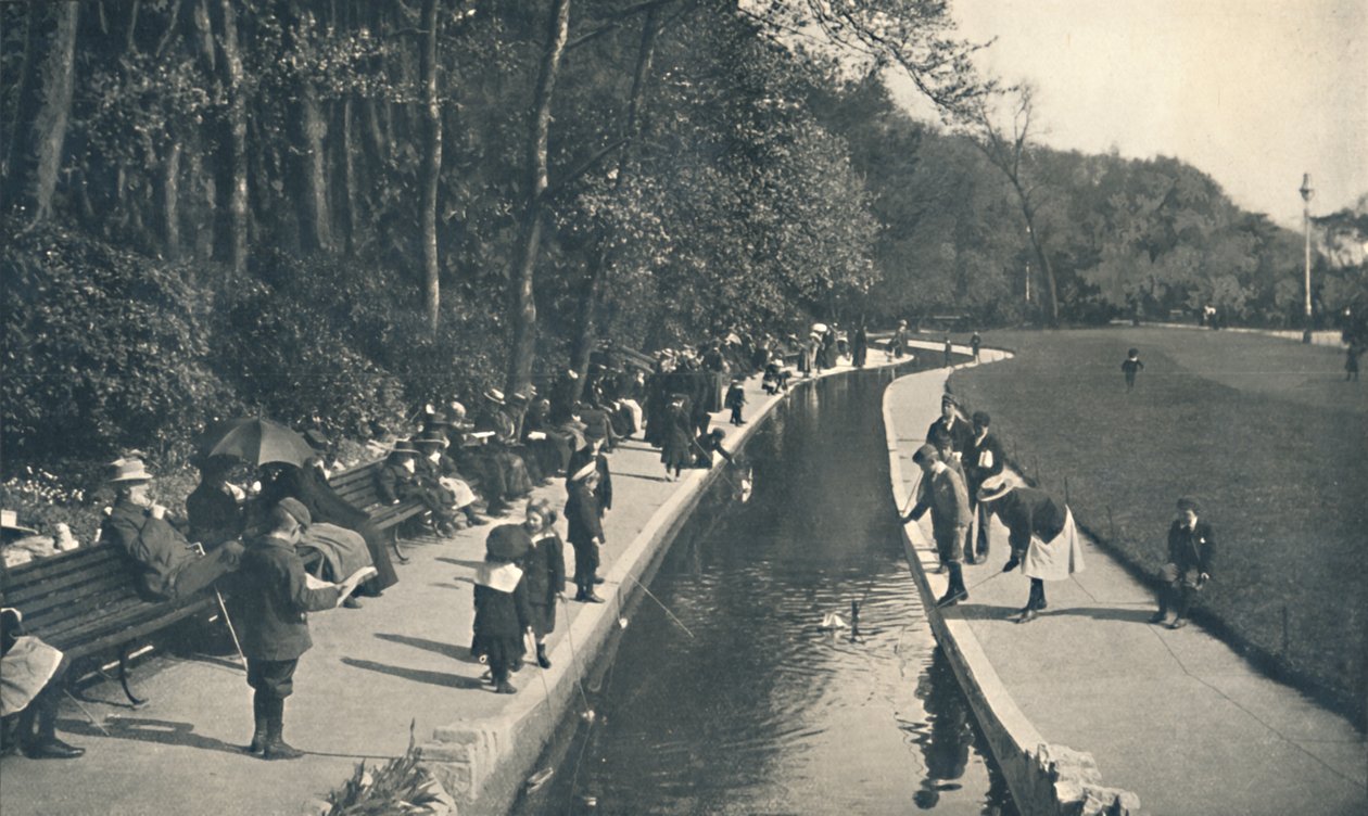The Brook, Lower Gardens, 1910 tekijältä Unbekannt