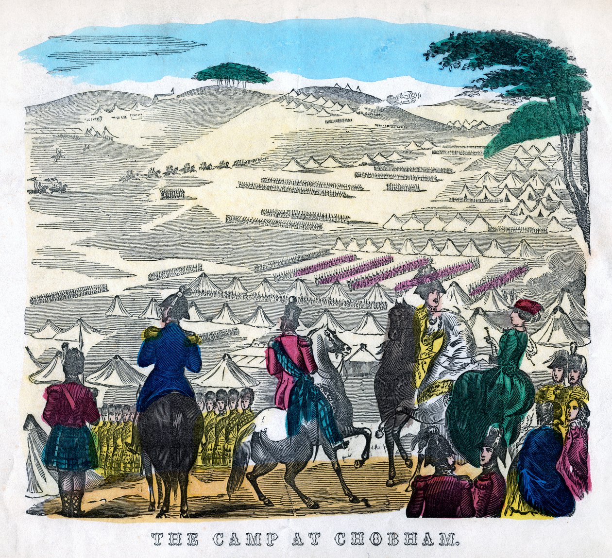 Chobhamin leiri, 1800-luku tekijältä Unbekannt