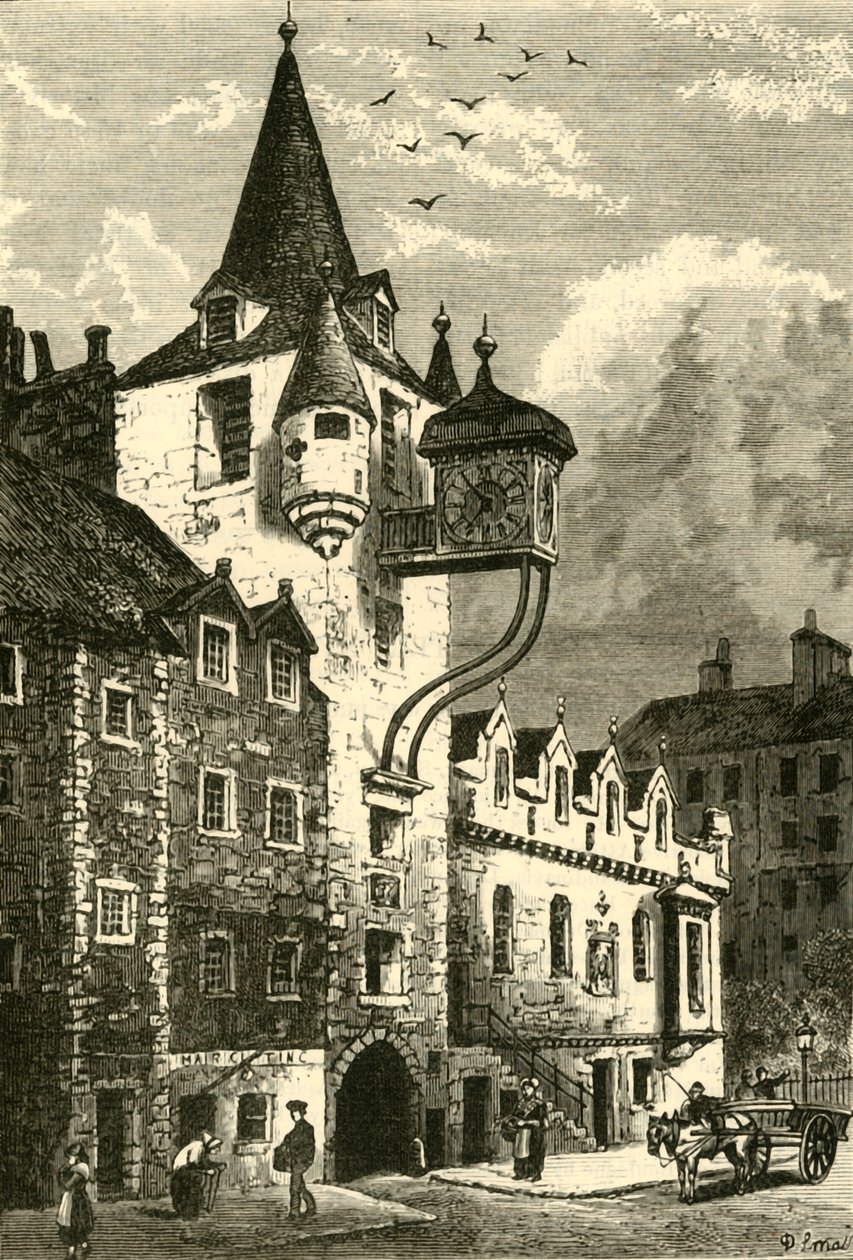 Canongate Tolbooth, Edinburgh, 1890. tekijältä Unbekannt