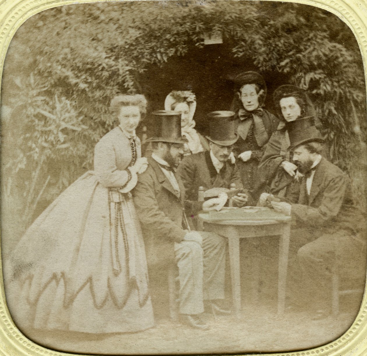 Korttipeli, c1850 tekijältä Unbekannt