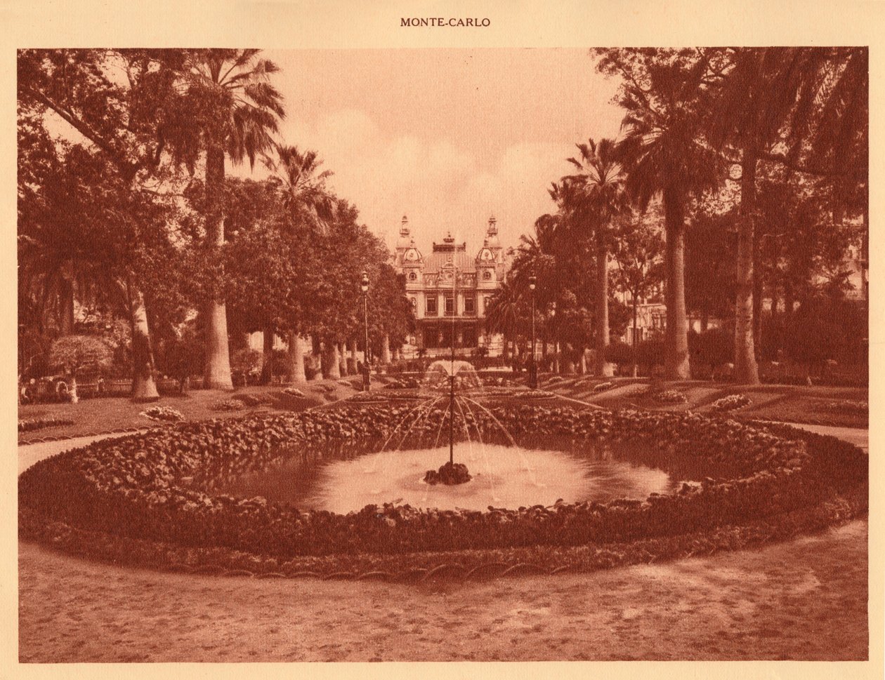 Kasino, Monte Carlo, 1930. tekijältä Unbekannt