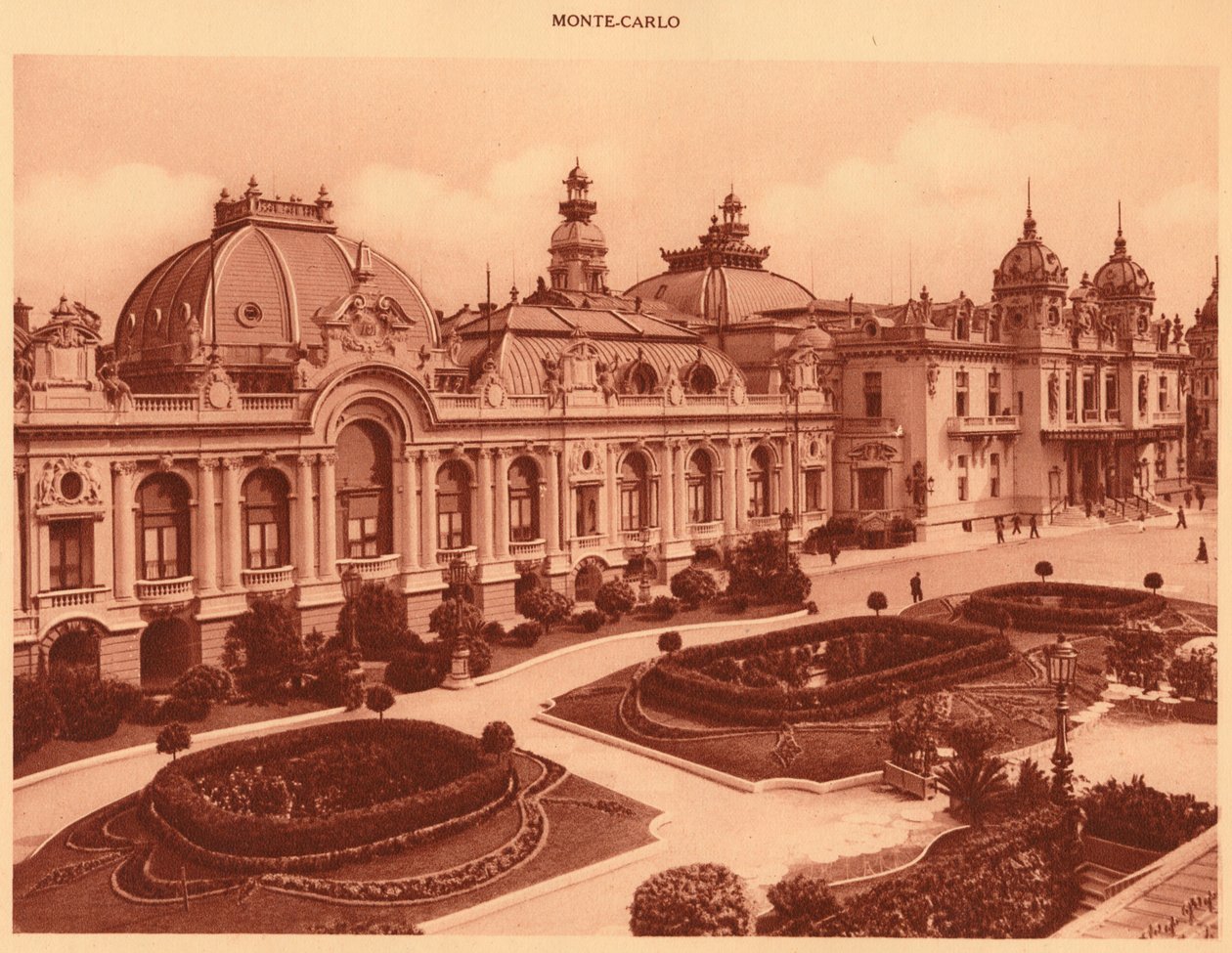 Kasino, Monte Carlo, 1930. tekijältä Unbekannt
