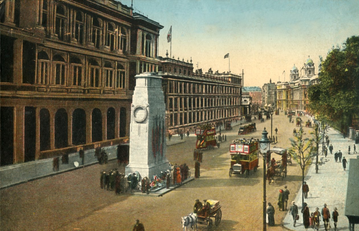 The Cenotaph, Whitehall, Lontoo, vuodelta 1920. tekijältä Unbekannt