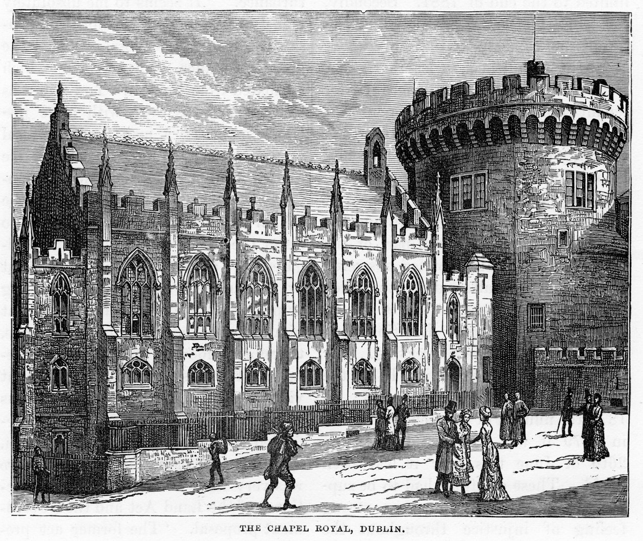 Chapel Royal, Dublin, 1800-luku tekijältä Unbekannt