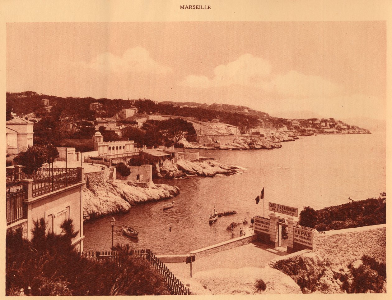 Corniche, Marseille, 1930. tekijältä Unbekannt