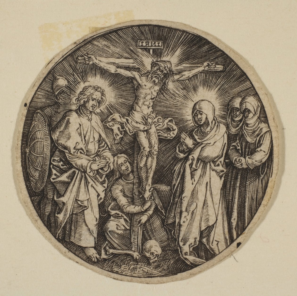 The Crucifixion Round copy.n.d. tekijältä Unbekannt