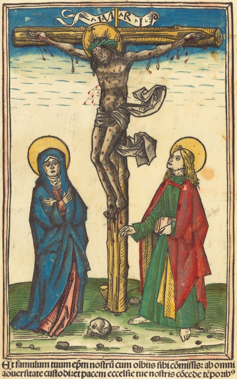 Ristiinnaulitseminen, n. 14901500. tekijältä Unbekannt