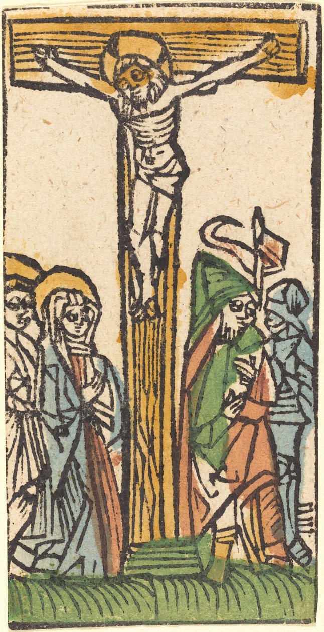 Ristiinnaulitseminen, n. 1500. tekijältä Unbekannt