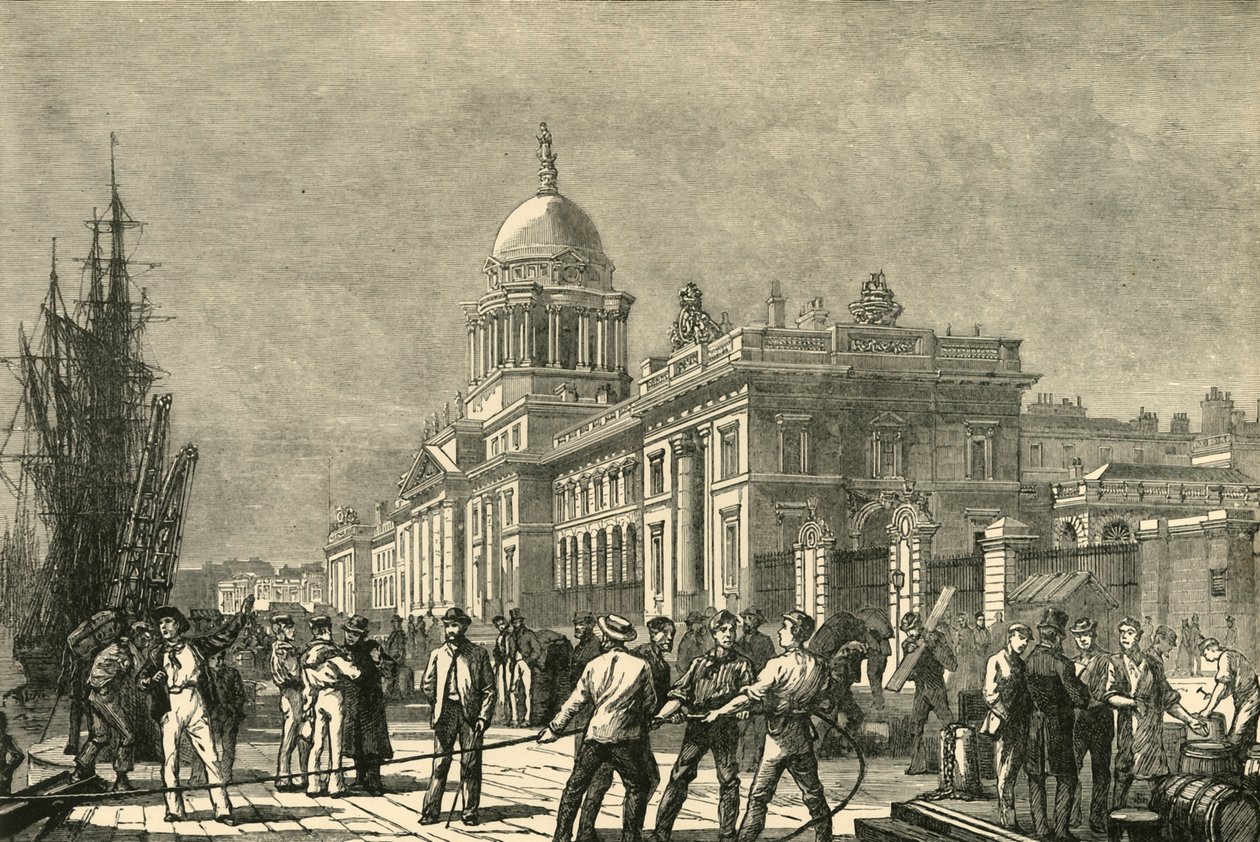 Custom House, Dublin, 1898. tekijältä Unbekannt