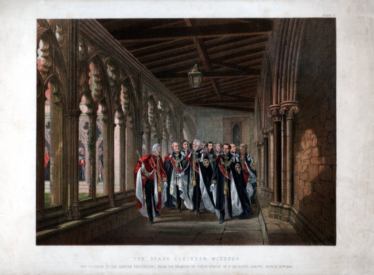 The Deans Cloister, Windsor, 10. maaliskuuta 1863 tekijältä Unbekannt