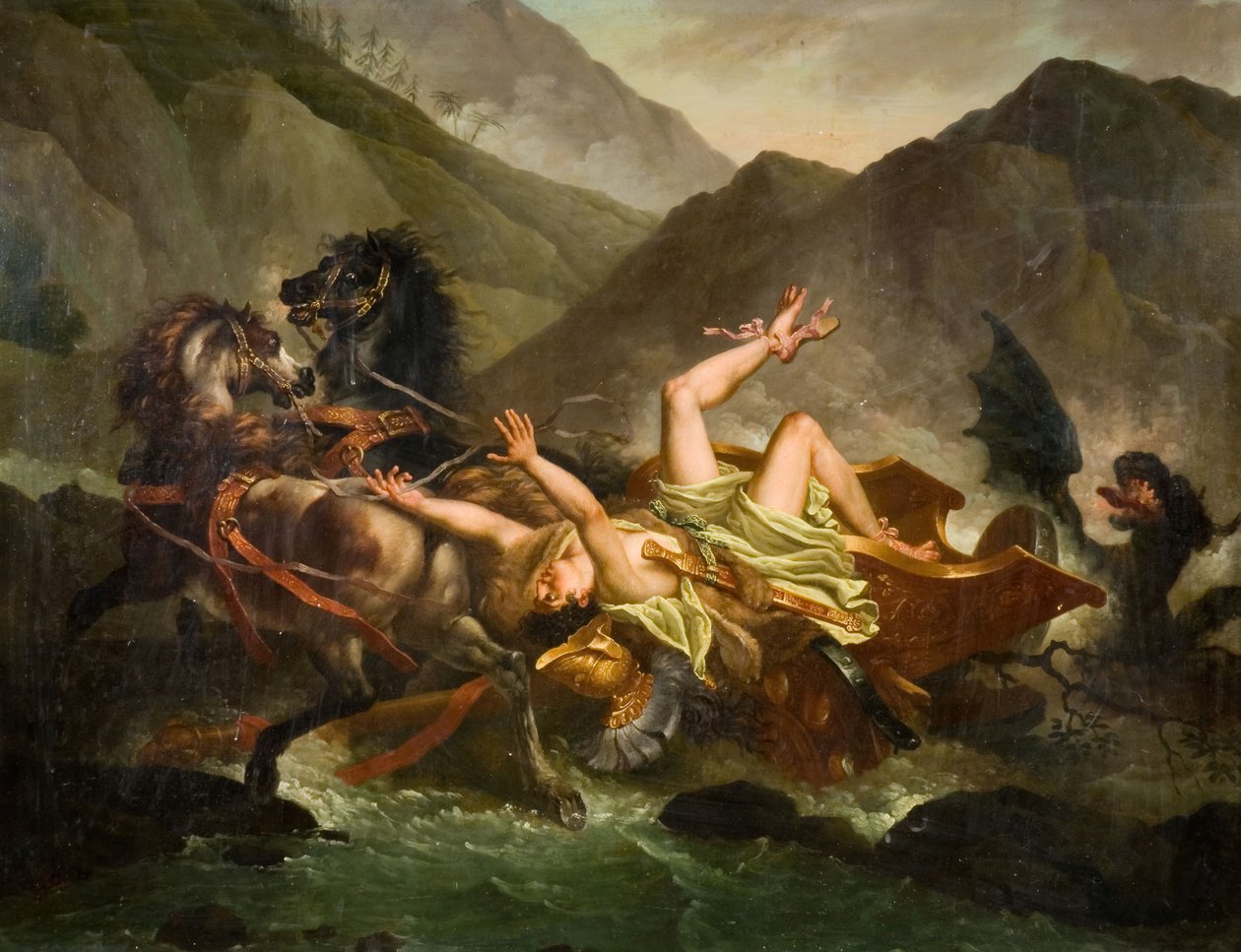 Hippolytuksen kuolema, 1780-1820. tekijältä Unbekannt