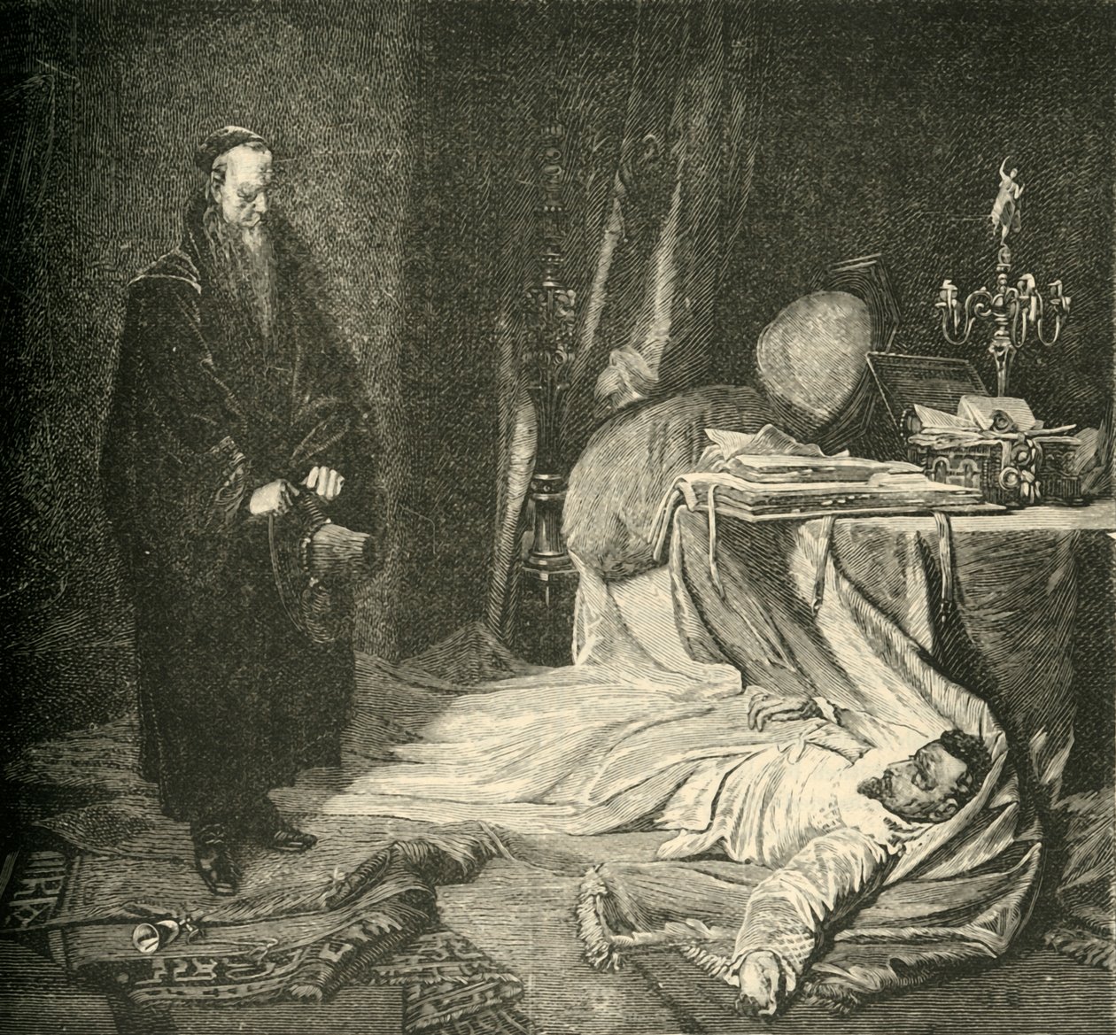 Wallensteinin kuolema, 1634, 1890. tekijältä Unbekannt