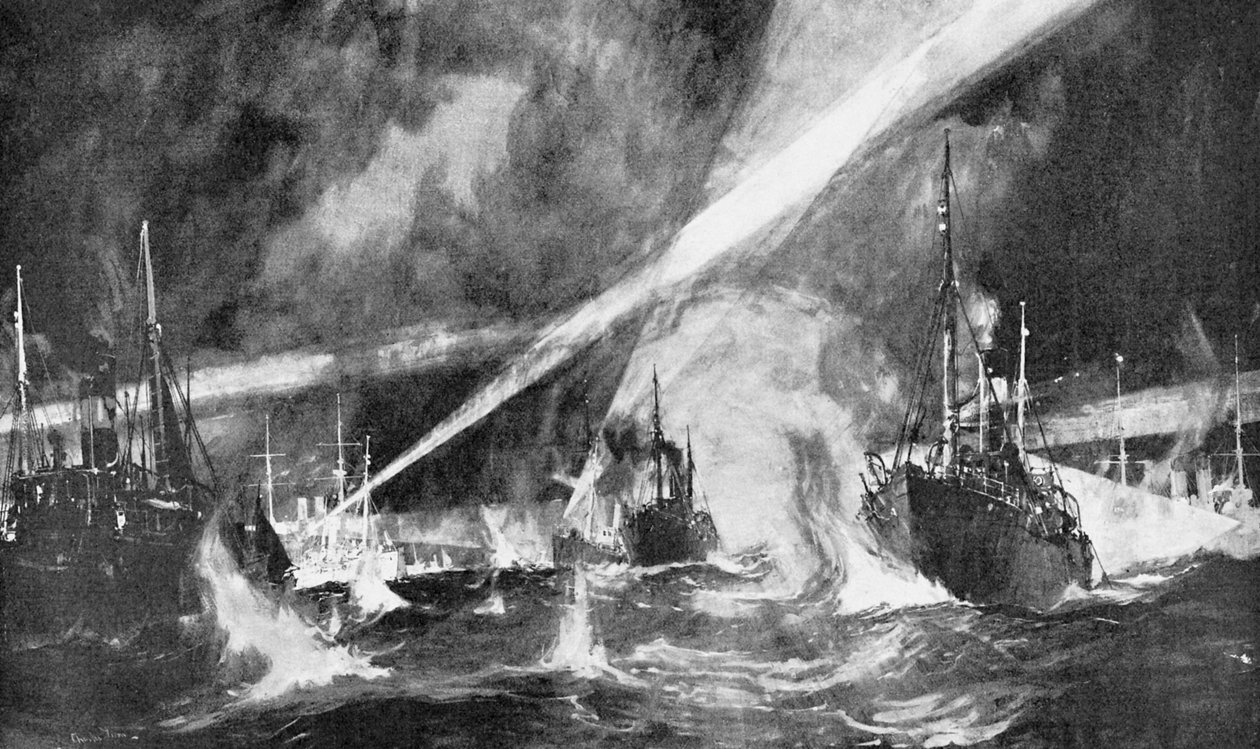 Dogger Bankin tapaus, Venäjän ja Japanin sota, 1904-5 tekijältä Unbekannt