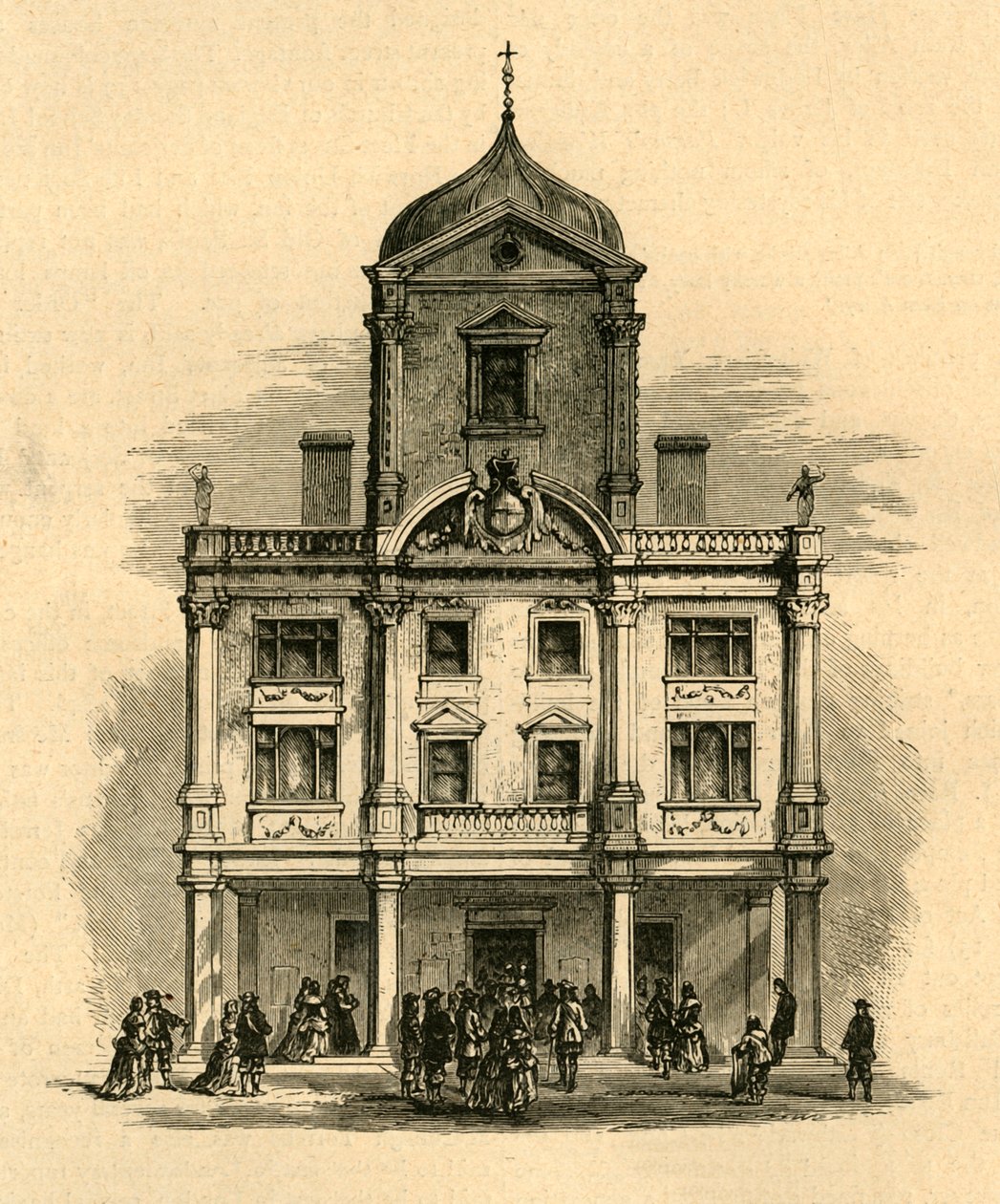 Dorset Gardens Theatre, Whitefriars, 1897. tekijältä Unbekannt