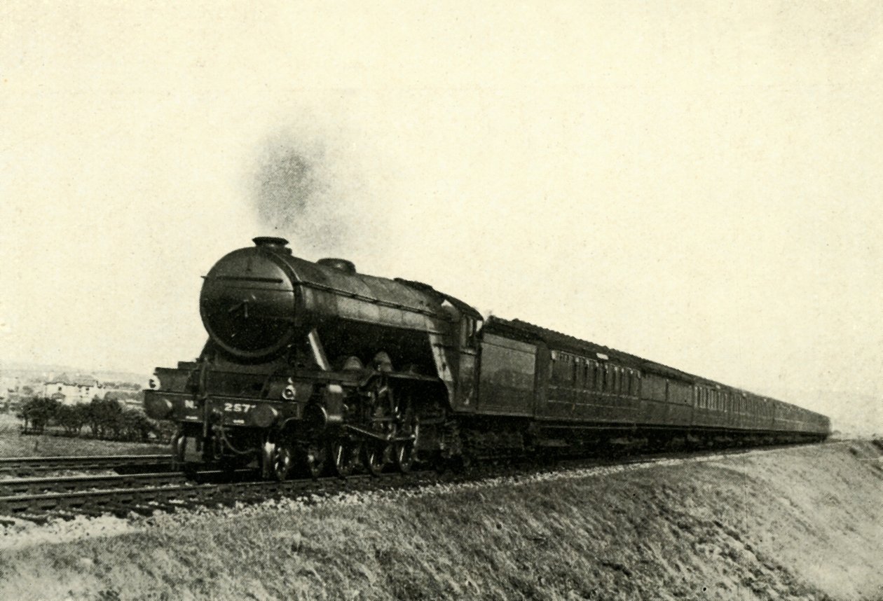 The Down Flying Scotsman Passing Reston, c1930. tekijältä Unbekannt