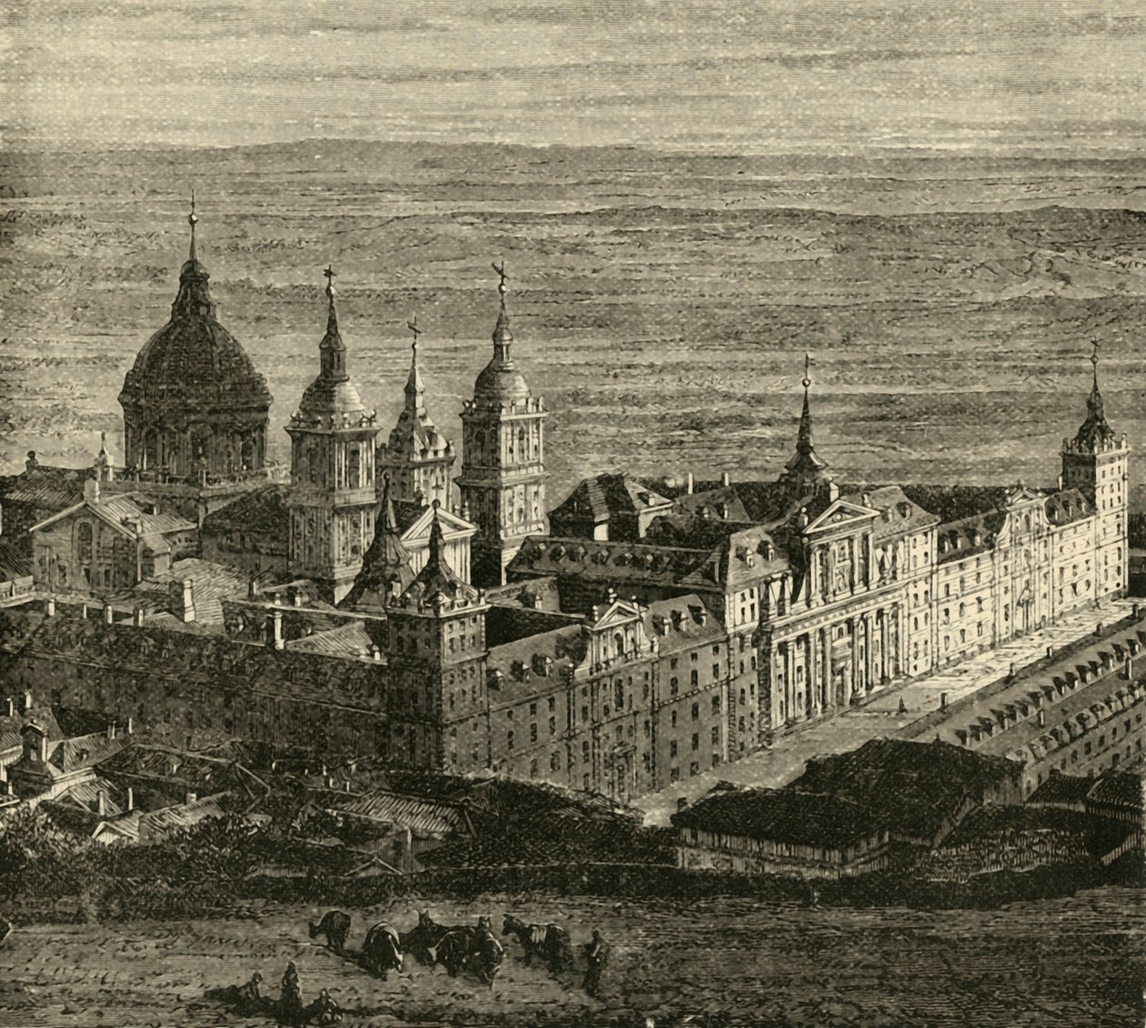 Escurial, lähellä Madridia, 1890. tekijältä Unbekannt