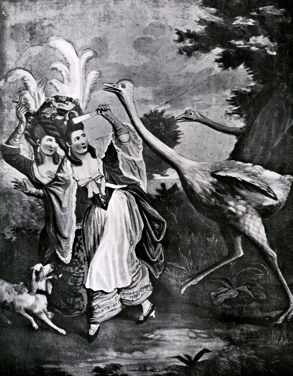 Sulkamessut peloissaan, 1700-luku tekijältä Unbekannt