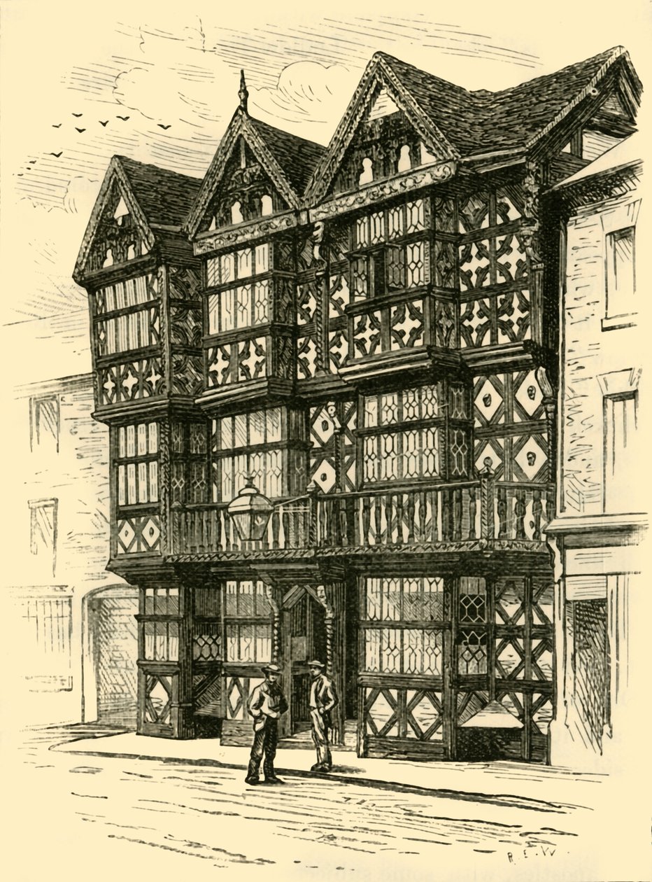 The Feathers Hotel, 1898. tekijältä Unbekannt