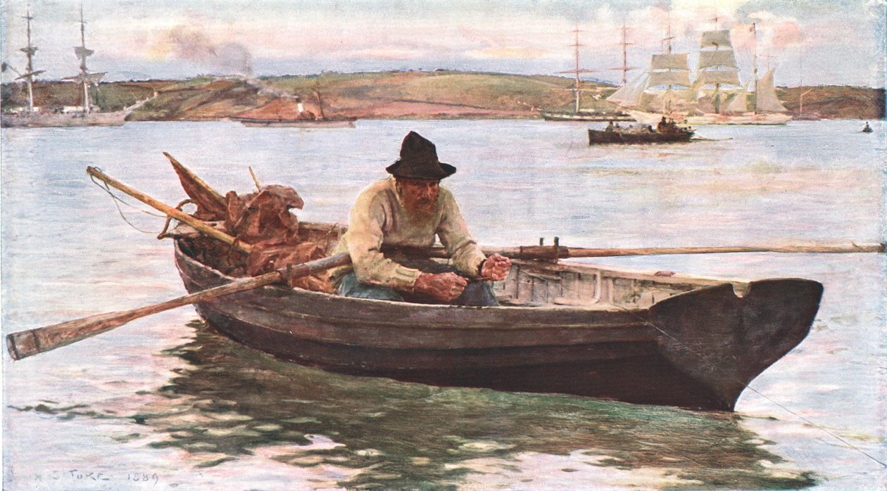 Kalastaja, 1902. tekijältä Unbekannt