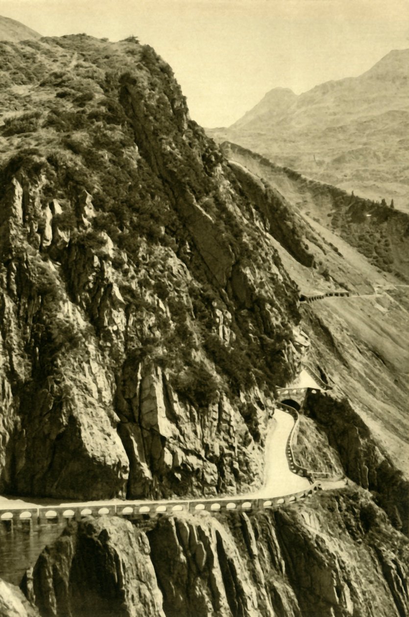 Flexen Pass, Vorarlberg, Itävalta, 1935. tekijältä Unbekannt